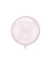 Balon Kula, 40cm, transparentny róż