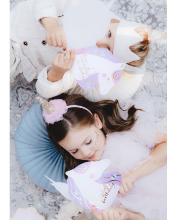 Kartka urodzinowa Jednorożec, mix, 15x18.5cm