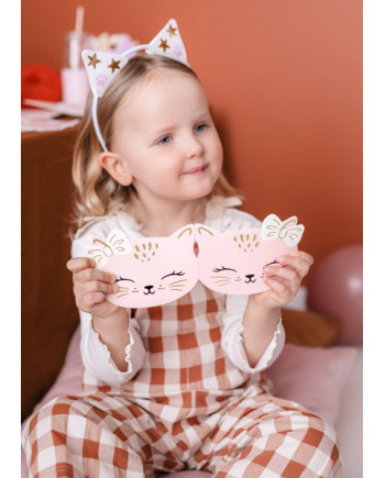 Zaproszenia Kotki, 13 x 10cm, mix (1 op. / 6 szt.)