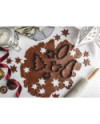 Wykrawacze do ciastek Merry Christmas, srebrny (1 op. / 6 szt.)