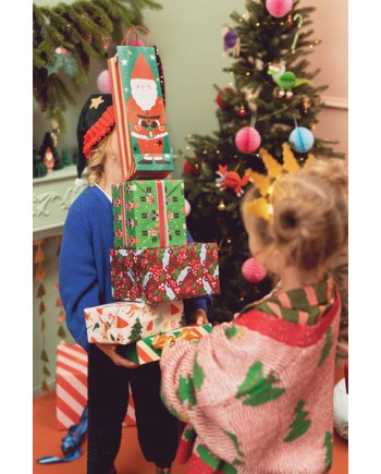 Metalowa zawieszka dekoracyjna Mikołaj, 10x4 cm, mix