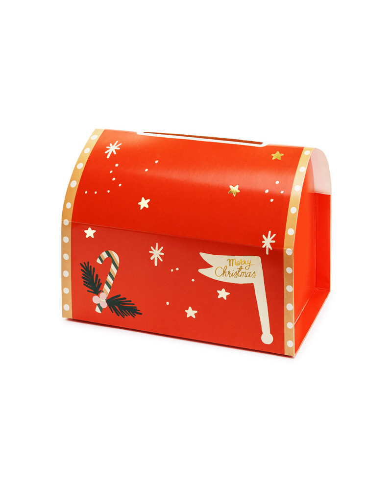 Skrzynka na listy do Mikołaja, 14x22x13 cm, mix