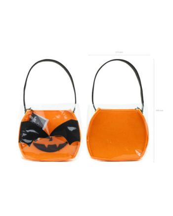 Torebka na słodycze Dynia, pomarańczowa