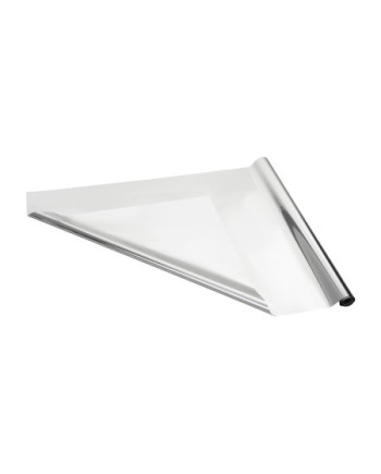 Folia dekoracyjna metalizowana, srebrny, 0.8x25m