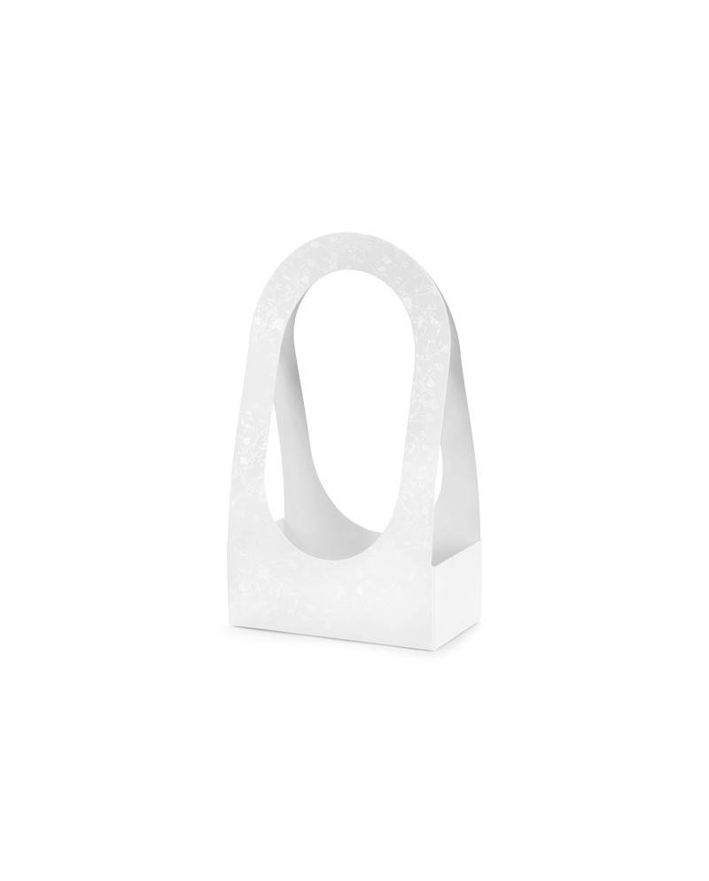 Pudełko na kwiaty flowerbox, 21,6 x 11,7 x 38,5 cm, biały