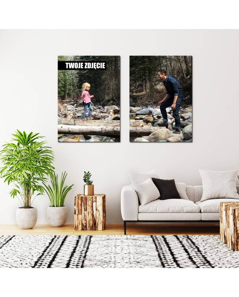 Duży Obraz z Własnego Zdjęcia - Fotoobraz do Salonu na Płótnie