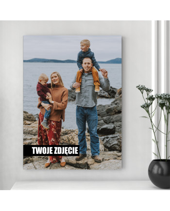 Prezent na Walentynki - Romantyczny Fotoobraz ze Zdjęcia na Płótnie