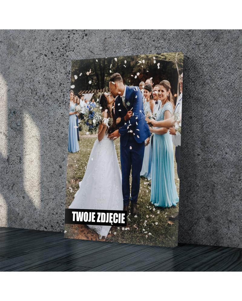 Prezent na Walentynki - Romantyczny Fotoobraz ze Zdjęcia na Płótnie