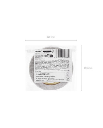 Kropki klejowe dwustronne, 12mm, bezbarwny (1 op. / 1000 szt.)