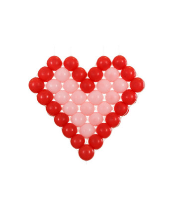 Siatka balonowa Serce, 63x58 cm