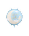 Balon foliowy pastylka ''Welcome Baby'', 35x35 cm, jasnoniebieski