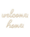 Balon foliowy Welcome Home, 335x71 cm, cappuccino
