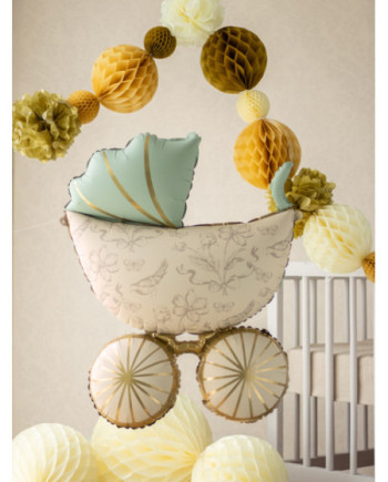 Balon foliowy Wózek, 67x96 cm, mix