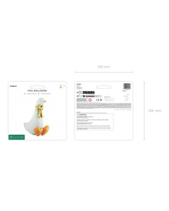 Balon foliowy Gąska, 72x91 cm, mix