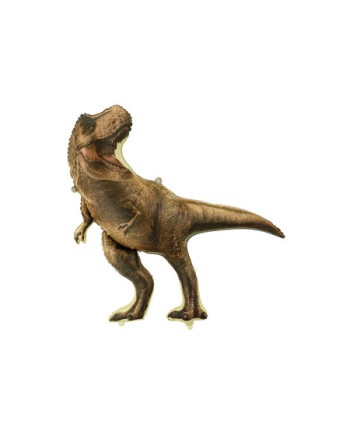 Balon foliowy Jurassic World T-Rex, 92x98 cm, brązowy