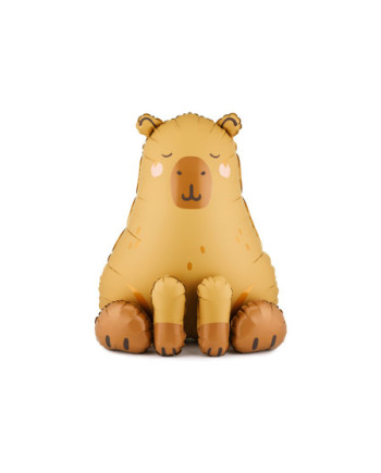 Balon foliowy Kapibara, 63x80 cm, mix