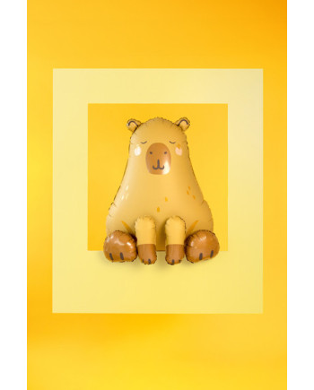 Balon foliowy Kapibara, 63x80 cm, mix