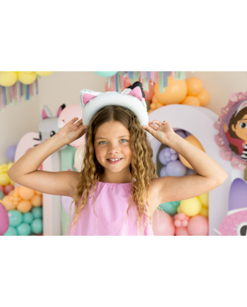 Balon foliowy Kocie uszy Gabi, 21.5x21 cm, mix (1 op. / 6 szt.)