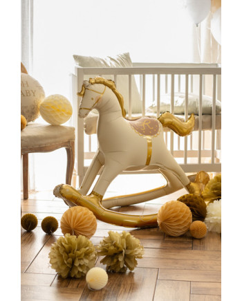 Balon foliowy Koń na biegunach, 118x104 cm, mix