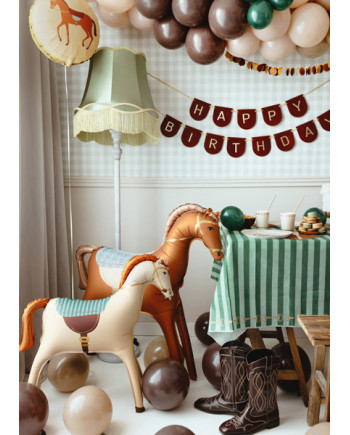 Balon foliowy Koń, 112x97 cm, mix
