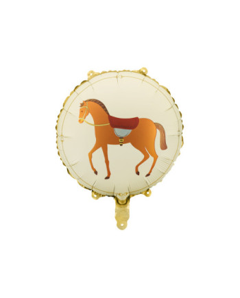 Balon foliowy Koń, 45 cm, mix