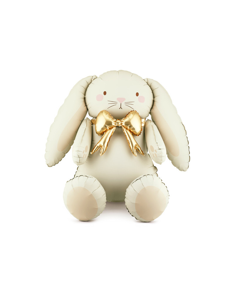 Balon foliowy Króliczek, 74x84 cm, mix