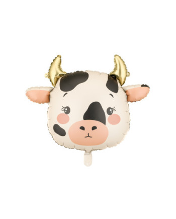 Balon foliowy Krówka, 57x47 cm, mix
