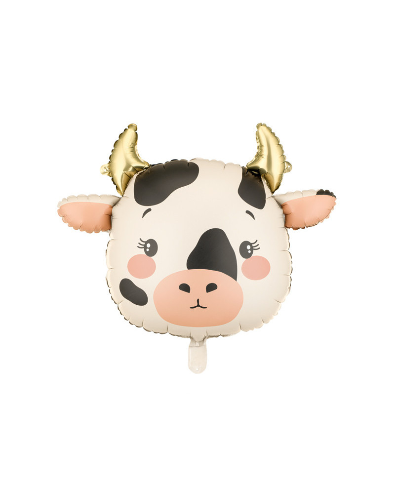 Balon foliowy Krówka, 57x47 cm, mix