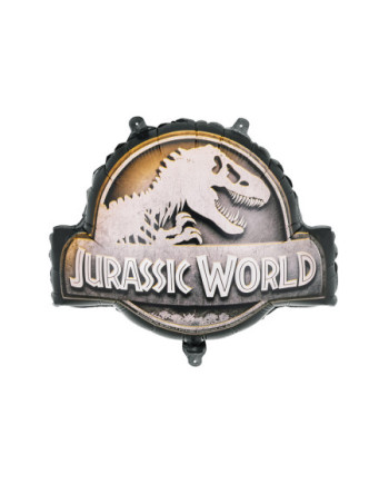 Balon foliowy Logo Jurassic World, 45x37 cm, mix