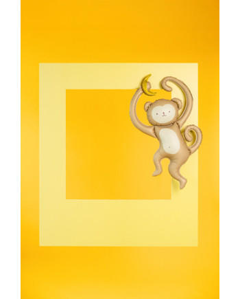 Balon foliowy Małpka, 51x88 cm, mix