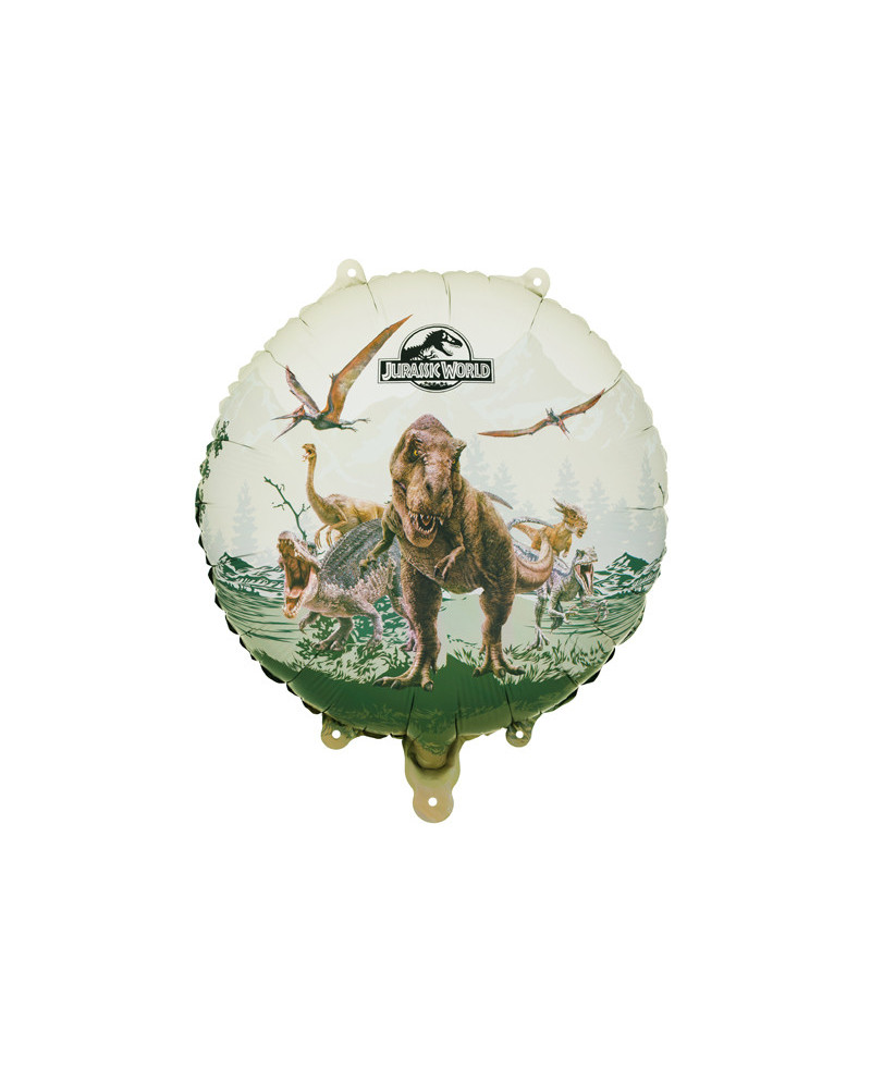 Balon foliowy pastylka Jurassic World, 35x35 cm, mix