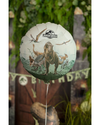 Balon foliowy pastylka Jurassic World, 35x35 cm, mix