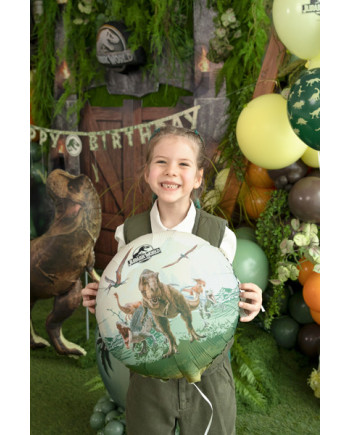 Balon foliowy pastylka Jurassic World, 35x35 cm, mix