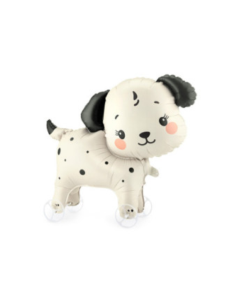 Balon foliowy Piesek na kółkach, 70x59 cm, mix