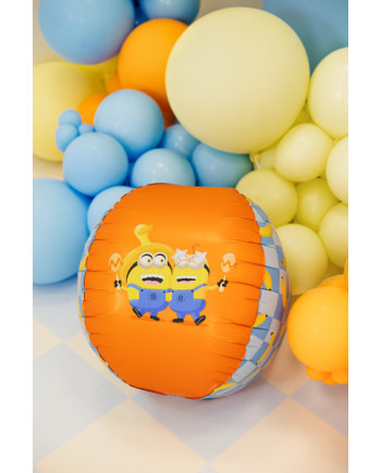 Balon foliowy Piłka w Minionki, 75 cm, mix