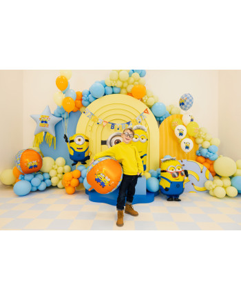 Balon foliowy Piłka w Minionki, 75 cm, mix