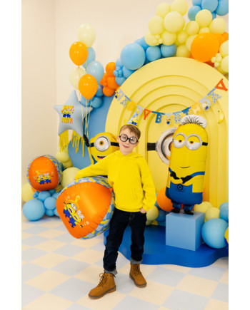 Balon foliowy Piłka w Minionki, 75 cm, mix