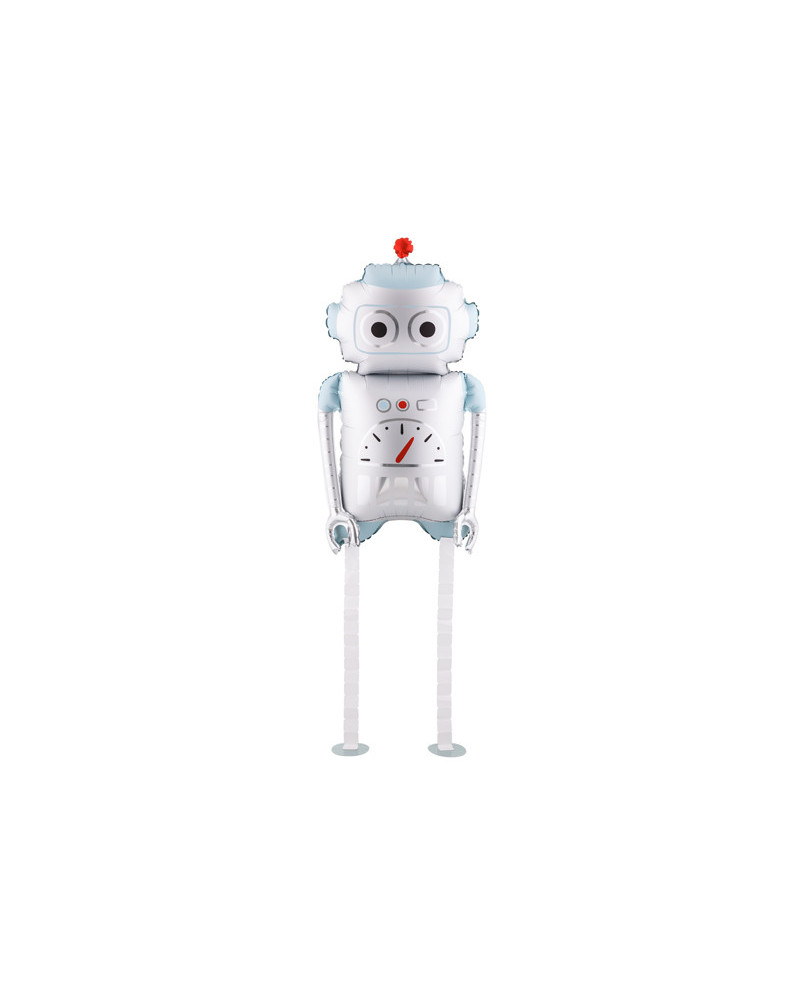 Balon foliowy Robot, 37x80 cm, mix