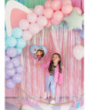 Balon foliowy serce Koci Domek Gabi, 35cm, mix