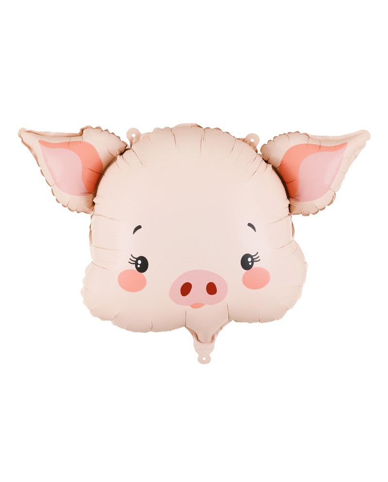 Balon foliowy Świnka, 61x36 cm, mix