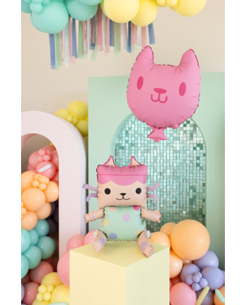 Balon foliowy Tekturzątko z kotkiem, 43x46 cm i 35x37 cm , mix (1 op. / 2 szt.)