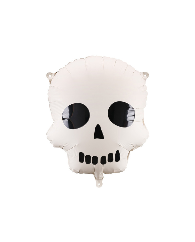Balon foliowy Czaszka, 36x41 cm, mix