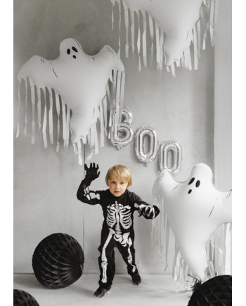 Balon foliowy Duch z frędzlami, 93x86 cm, mix