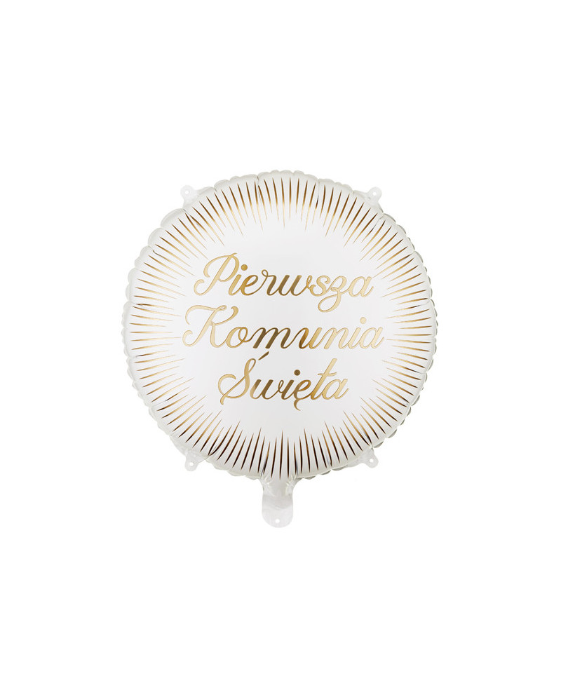 Balon foliowy pastylka ''Pierwsza komunia święta'', 35x35 cm, mix