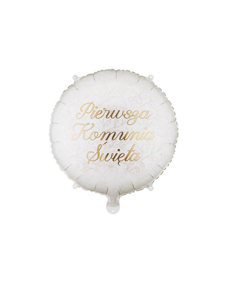 Balon foliowy pastylka ''Pierwsza komunia święta'', 35x35 cm, mix