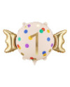 Balon foliowy Cukierek ''1'', 61x37 cm, mix