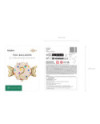 Balon foliowy Cukierek ''2'', 61x37 cm, mix