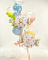 Balon foliowy Cukierek Happy Birthday, 61x37 cm, mix