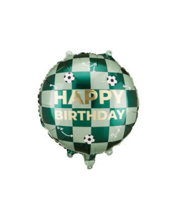 Balon foliowy Happy Birthday piłki, 35x35 cm, mix