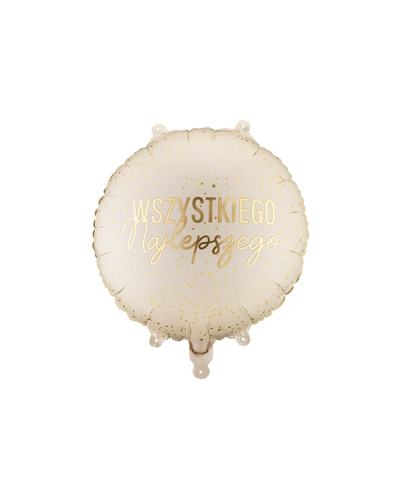 Balon foliowy pastylka ''Wszystkiego Najlepszego'', 35x35 cm, mix